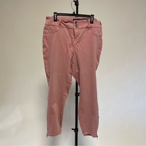 Torrid Dusty pink high rise skinny jeans womens plus 22T size 22 TALL